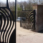 Toegangspoort Huzumer begraafplaats Leeuwarden
