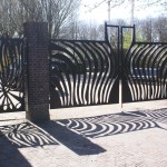 Toegangspoort Huzumer begraafplaats Leeuwarden
